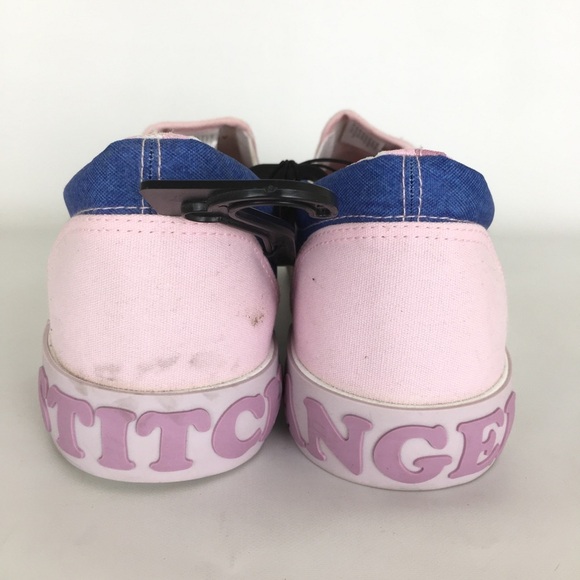 Disney Stitch Low Top Slip-on Sneaker Boat Shoes NEW Women’s Sz 11 Pink Purple - Picture 14 of 14
